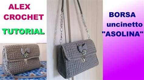 borsa chanel uncinetto - tutorial|borsa chanel a cartella.